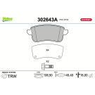 Valeo | Bremsbelagsatz, Scheibenbremse | 302643A