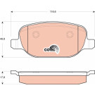 GDB1649 Bremsbelagsatz, Scheibenbremse COTEC GDB1649 Bremsbelagsatz, Scheibenbremse COTEC