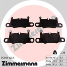 Zimmermann | Bremsbelagsatz, Scheibenbremse | 25691.160.1