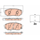 GDB2195 Bremsbelagsatz, Scheibenbremse GDB2195 Bremsbelagsatz, Scheibenbremse