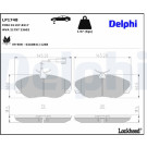 Delphi | Bremsbelagsatz, Scheibenbremse | LP1748