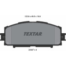 Textar | Bremsbelagsatz, Scheibenbremse | 2434701