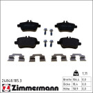 Zimmermann Bremsbelagsatz, Scheibenbremse 24848.185.3