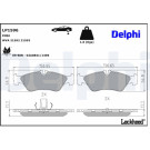 Delphi | Bremsbelagsatz, Scheibenbremse | LP1596