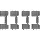 Hella | Zubehörsatz, Scheibenbremsbelag | 8DZ 355 205-041