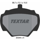 Textar | Bremsbelagsatz, Scheibenbremse | 2034402