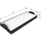 BOSCH 1 987 431 168 Innenraumfilter
