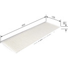 BOSCH 1 987 431 187 Innenraumfilter