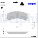 Delphi | Bremsbelagsatz, Scheibenbremse | LP1906