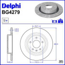 Delphi Bremsscheibe BG4279