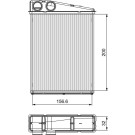Valeo | Wärmetauscher, Innenraumheizung | 811542