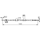 1 987 482 836 Seilzug, Feststellbremse 1 987 482 836 Seilzug, Feststellbremse