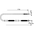 BOSCH | Seilzug, Feststellbremse | 1 987 482 700 BOSCH | Seilzug, Feststellbremse | 1 987 482 700