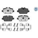 Meyle | Bremsbelagsatz, Scheibenbremse | 025 236 2316/PD