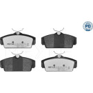 Meyle | Bremsbelagsatz, Scheibenbremse | 025 234 6316/PD
