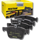 TEXTAR 2500801 Bremsbeläge nicht für Verschleißwarnanzeiger vorbereitet