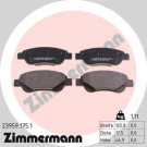 Zimmermann | Bremsbelagsatz, Scheibenbremse | 23959.175.1