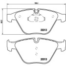 Brembo | Bremsbelagsatz, Scheibenbremse | P 06 054X