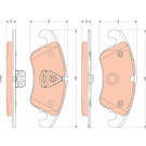 GDB1833 Bremsbelagsatz, Scheibenbremse GDB1833 Bremsbelagsatz, Scheibenbremse