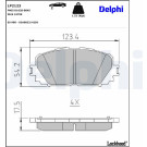Delphi | Bremsbelagsatz, Scheibenbremse | LP2123 Delphi | Bremsbelagsatz, Scheibenbremse | LP2123