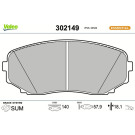 302149 Bremsbelagsatz, Scheibenbremse ESSENTIAL