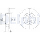Delphi | Bremsscheibe | BG2845