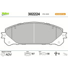 Valeo Bremsbelagsatz, Scheibenbremse ESSENTIAL 302224 Valeo Bremsbelagsatz, Scheibenbremse ESSENTIAL 302224
