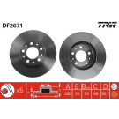 TRW | Bremsscheibe | DF2671