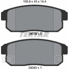 Textar | Bremsbelagsatz, Scheibenbremse | 2403901