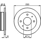 BOSCH | Bremsscheibe | 0 986 478 727