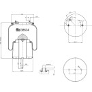 FEBI BILSTEIN 38634 Federbalg, Luftfederung FEBI BILSTEIN 38634 Federbalg, Luftfederung