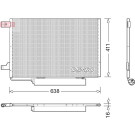 Denso | Kondensator, Klimaanlage | DCN17006