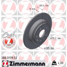Zimmermann | Bremsscheibe | 280.3179.52