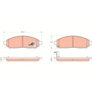 GDB3404 Bremsbelagsatz, Scheibenbremse COTEC GDB3404 Bremsbelagsatz, Scheibenbremse COTEC