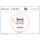 Brembo | Bremsbelagsatz, Scheibenbremse | P 50 012