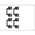 Hella | Zubehörsatz, Scheibenbremsbelag | 8DZ 355 205-571