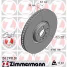 Zimmermann Bremsscheibe Coat Z 150.2918.20