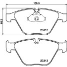 Hella Pagid | Bremsbelagsatz, Scheibenbremse | 8DB 355 015-391