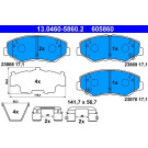 13.0460-5860.2 Bremsbelagsatz, Scheibenbremse 13.0460-5860.2 Bremsbelagsatz, Scheibenbremse