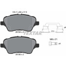 Textar Bremsbelagsatz, Scheibenbremse Q+ 2513402
