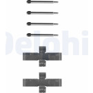 Delphi LX0013 Zubehörsatz, Scheibenbremsbelag