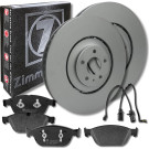 Zimmermann Bremsscheiben Ø380mm + Beläge Vorne für Audi SQ5