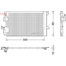 DCN20007 Kondensator, Klimaanlage DCN20007 Kondensator, Klimaanlage