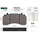 Valeo | Bremsbelagsatz, Scheibenbremse | 882450