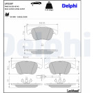 Delphi | Bremsbelagsatz, Scheibenbremse | LP2107