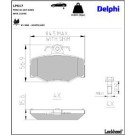 Delphi Bremsbelagsatz, Scheibenbremse LP617