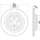 Hella | Bremsscheibe | 8DD 355 126-311