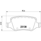 Brembo | Bremsbelagsatz, Scheibenbremse | P 50 058