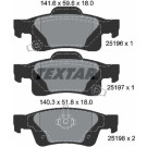 Textar Bremsbelagsatz, Scheibenbremse Q+ 2519601 Textar Bremsbelagsatz, Scheibenbremse Q+ 2519601