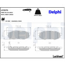 LP2076 Bremsbelagsatz, Scheibenbremse